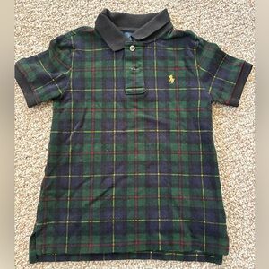 Green Gingham Polo